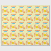 Beste Pickleball speler Grappig verjaardagsfeestje Cadeaupapier (Vlak)