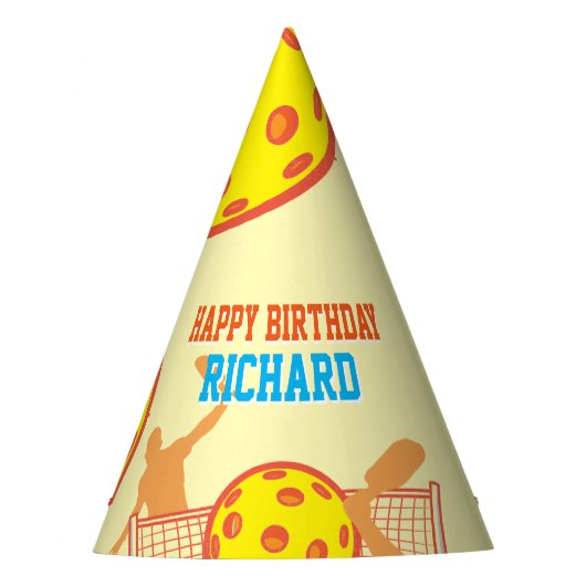 Beste Pickleball speler Grappig verjaardagsfeestje Feesthoedjes (Voorkant)