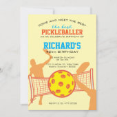 Beste Pickleball speler Grappig verjaardagsfeestje Kaart (Voorkant)