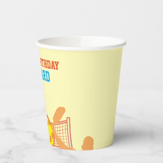 Beste Pickleball speler Grappig verjaardagsfeestje Papieren Bekers (Links)