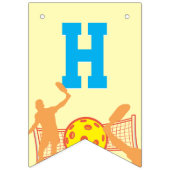 Beste Pickleball speler Grappig verjaardagsfeestje Vlaggetjes (Tweede vlag)