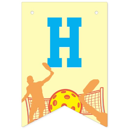 Beste Pickleball speler Grappig verjaardagsfeestje Vlaggetjes (Tweede vlag)