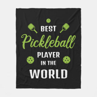 Beste Pickleball speler in de wereld beste speler Fleece Deken
