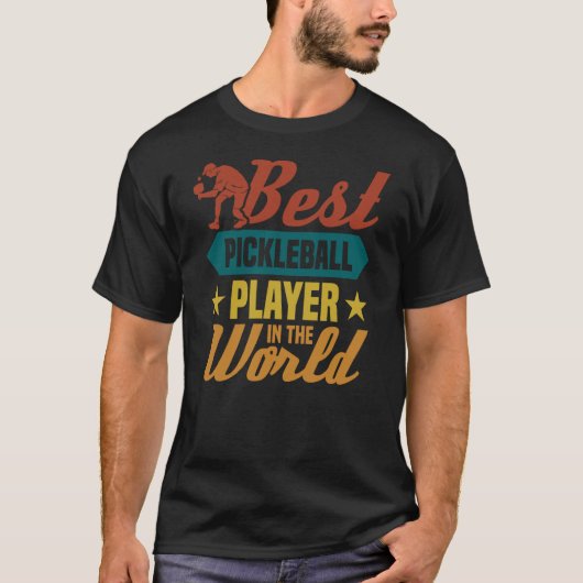 Beste picklebalspeler in de wereld 1 t-shirt (Voorkant)