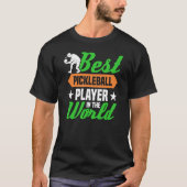 Beste picklebalspeler ter wereld t-shirt (Voorkant)