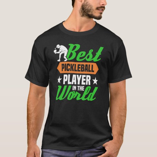 Beste picklebalspeler ter wereld t-shirt (Voorkant)