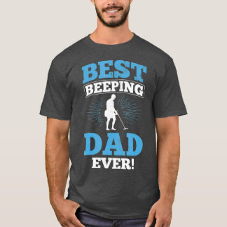 Beste piepende papa ooit Father Metal Detective T-shirt