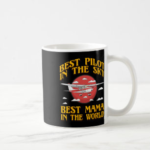 Beste piloot in de lucht Beste mama ter wereld Vro Koffiemok