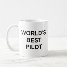 Beste Piloot ter Wereld Grappige Quote met Zwarte
