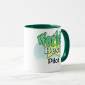 Beste piloot ter wereld mok (Voorkant rechts)