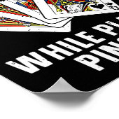 Beste Pinochle kunst voor mannen Vrouwen Kinder sp Poster (Hoek)