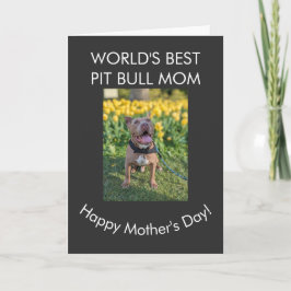 Beste Pit Bull-moeder ter wereld Kaart