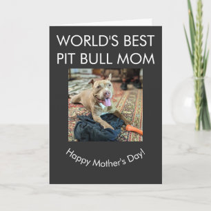 Beste Pit Bull-moeder ter wereld Kaart
