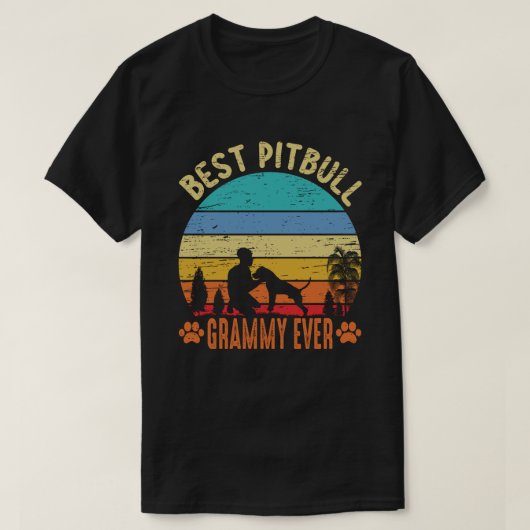 Beste Pitbull GRAMMY OOIT T-shirt (Design voorkant)