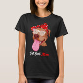 Beste Pitbull mam ooit grappig hond mam  T-shirt (Voorkant)