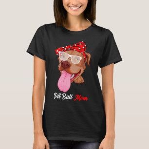Beste Pitbull mam ooit grappig hond mam T-shirt