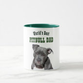 Beste PITBULL PAPA ter Wereld - Zwarte Pitty Honde Mok (Midden)