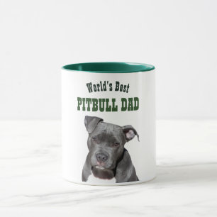 Beste PITBULL PAPA ter Wereld - Zwarte Pitty Honde Mok