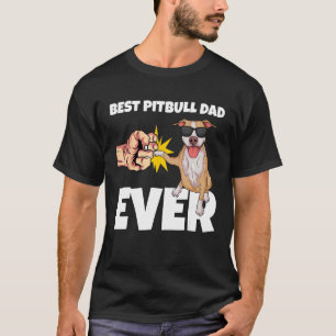 Beste Pitbull Vader Ooit Hondeneigenaar Grappig Pi T-shirt