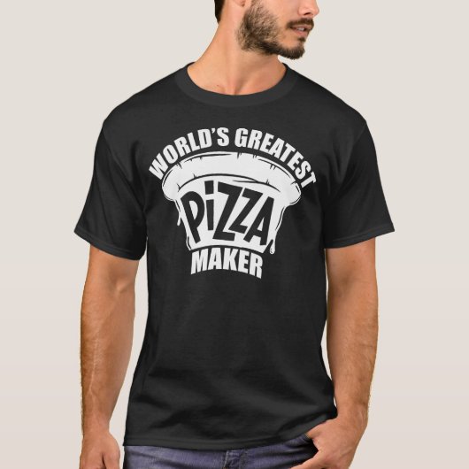 Beste Pizza Maker Baker Grappige Pizza Maker voor T-shirt (Voorkant)