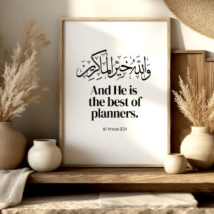 Beste Planners – Islamitische Quran Muurkunst Poster
