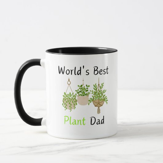 Beste plant vader ter wereld mok (Links)