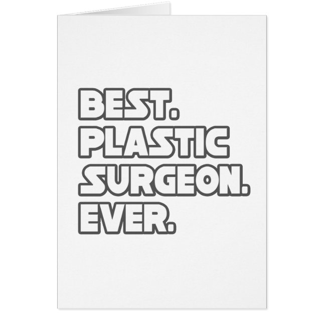 Beste plastische chirurg ooit (Voorkant)