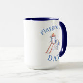 Beste 'Playground DAD' ooit! Koffie van vader Mok (Voorkant rechts)
