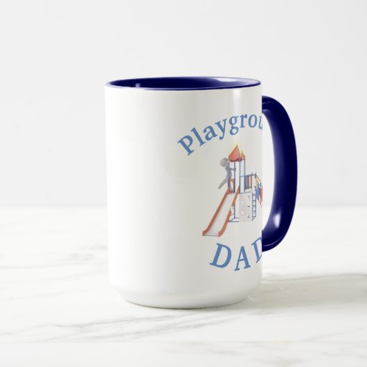 Beste 'Playground DAD' ooit! Koffie van vader Mok (Voorkant rechts)