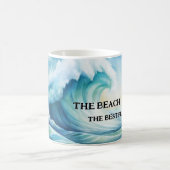 Beste plek om te zijn Waterverf Beach Mok (Center)