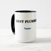 Beste Plumber-Mok voor Black Plumber Mok (Voorkant links)
