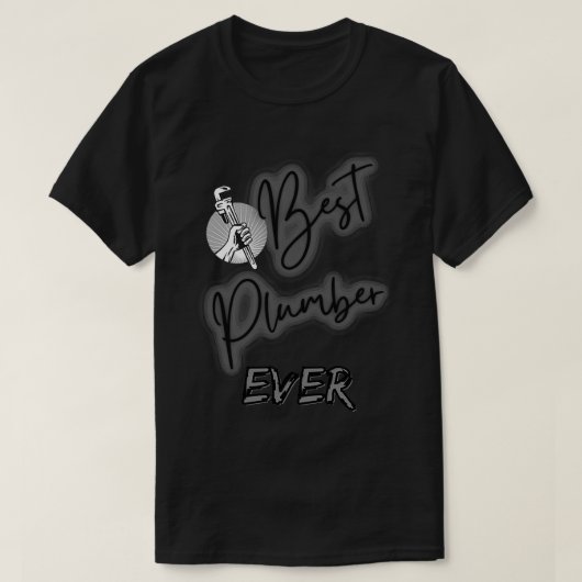 Beste Plumber-server T-shirt (Design voorkant)