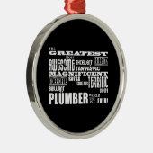 Beste Plumbers : Greatest Plumber Metalen Ornament (Rechts)