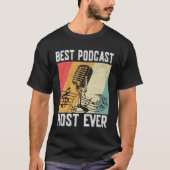 Beste Podcast Host Ooit Podcaster Podcasting Inter T-shirt (Voorkant)