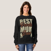 Beste poedel mam ooit schattig hond cadeau trui (Voorkant volledig)