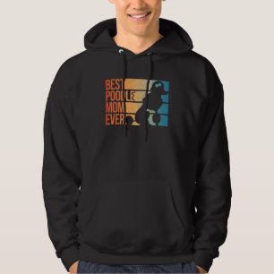 Beste Poedel Mama Vrouwen Moeders Huisdier Hond Po Hoodie