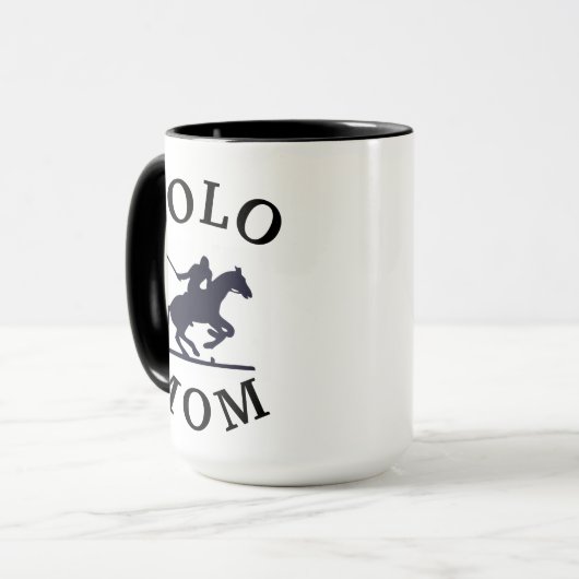 Beste "POLO MAM" ooit! Moederdag Mok (Voorkant links)