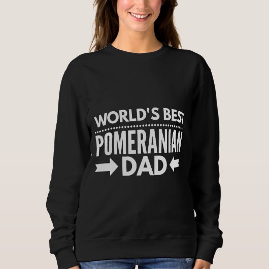 Beste pommeraanse vader trui (Voorkant)