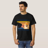 beste pommerse vader ooit kerstmis t-shirt (Voorkant volledig)