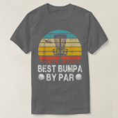  beste pomp van Par Disk Golf Fathers T-shirt (Design voorkant)