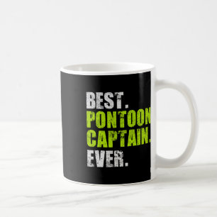 Beste Ponton Kapitein Ooit Grappige Boot Vaar Cade Koffiemok