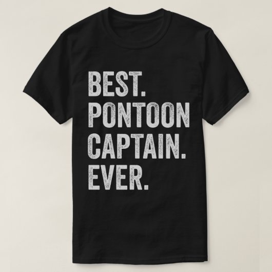 Beste Pontonkapitein Ooit T-shirt (Design voorkant)