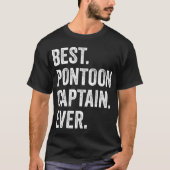 Beste Pontonkapitein Ooit T-shirt (Voorkant)