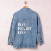 Beste Pool Guy Ooit 2 Denim Jacket (Hangar)