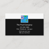 Beste Pool Service Nieuwe Visitekaartjes (Voorkant)