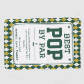Beste Pop door Par Gepersonaliseerde Golf Handdoek (Horizontaal)