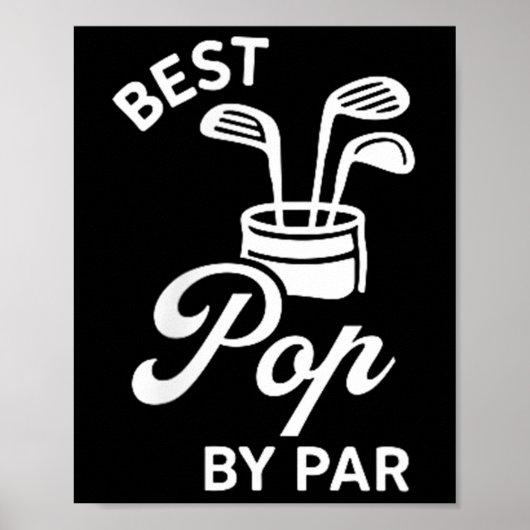 Beste Pop Door Par Grappige Par Tee Vader Golf Gol Poster (Voorkant)