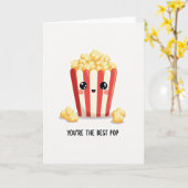 Beste Pop Ever Dag Kaart (Gele Bloem)