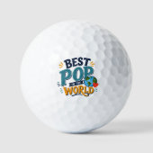 Beste Pop in de Wereld Golfbal Golfballen (Voorkant)