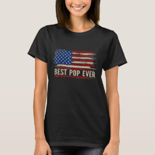  beste Pop ooit Amerikaanse vlag Vaderdag G T-shirt